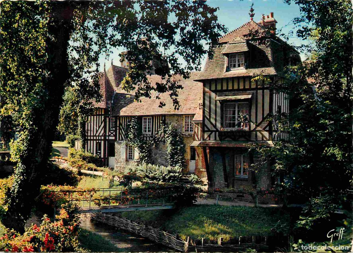 Postales: Francia - 14 - Houlgate - Le Moulin Landry - Manoir Normand - Carte Dentel&eacute;e - CPSM grand format - C