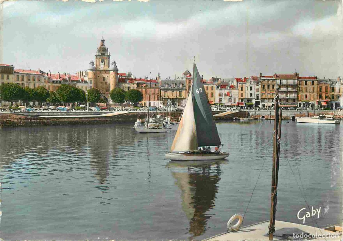 Postales: Francia - 17 - La Rochelle - Le Port et la Tour de la Grosse Horloge - Voile - Mention Photographie