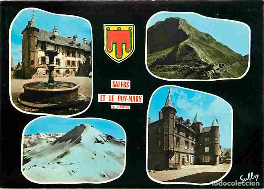 Postales: Francia - 15 - Salers - Multivues - Blasons - Neige - CPM - Voir Scans Recto-Verso