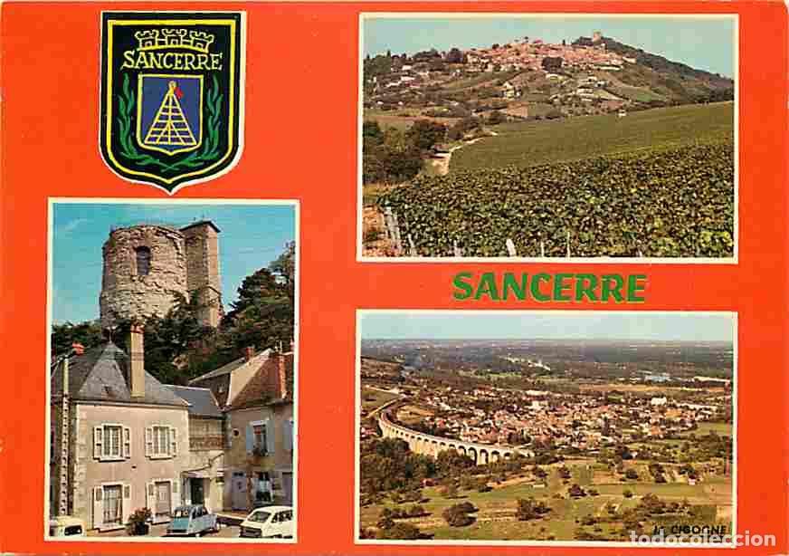 Cartoline: Francia - 18 - Sancerre - Multivues - Automobiles - Blasons - CPM - Voir Scans Recto-Verso