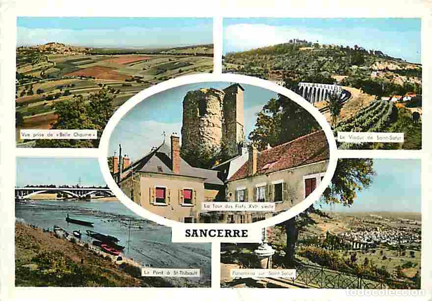 Cartoline: Francia - 18 - Sancerre - Multivues - Flamme Postale de Sancerre - CPM - Voir Scans Recto-Verso