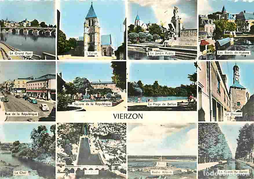 Cartoline: Francia - 18 - Vierzon - Multivues - Automobiles - CPM - Voir Scans Recto-Verso