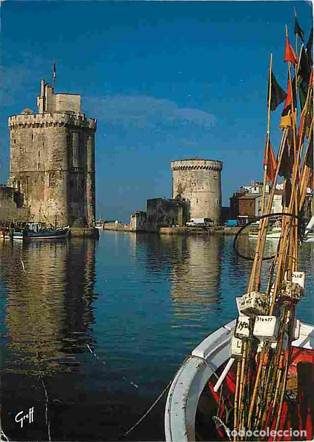 Postales: Francia - 17 - La Rochelle - Tour Saint-Nicolas et Tour de la Cha&icirc;ne - Bateaux - Automobiles - CPM -