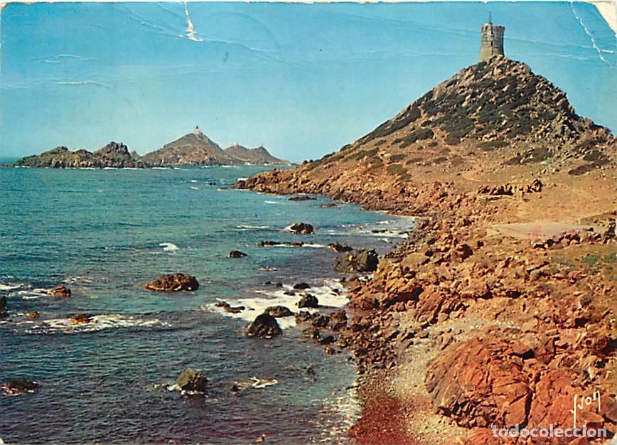 Postales: Francia - 20 - Les Iles Sanguinaires - Les Iles Sanguinaires et Tour de La Parata - Etat pli visible