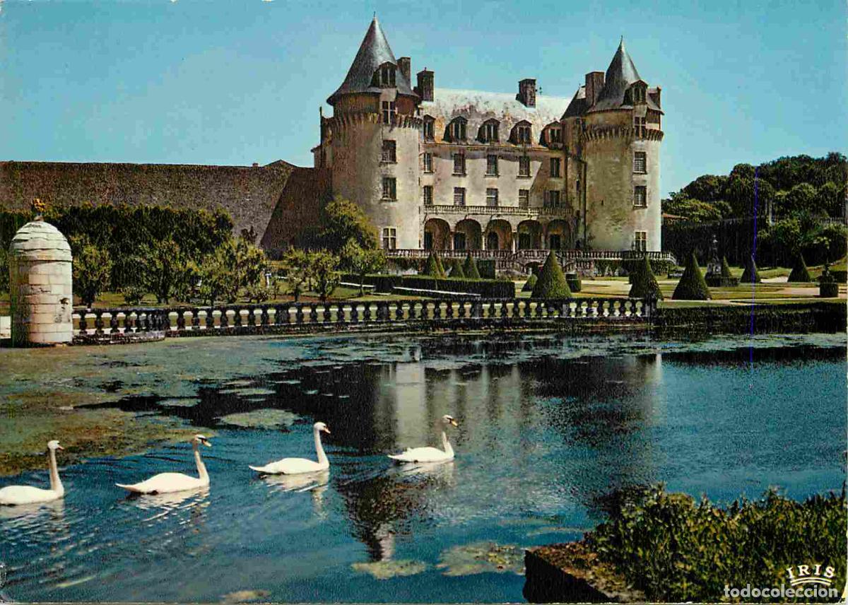 Cartes Postales: Francia - 17 - Saint Porchaire - Ch&acirc;teau de la Roche Courbon - Cygnes - CPM - Voir Scans Recto-Verso