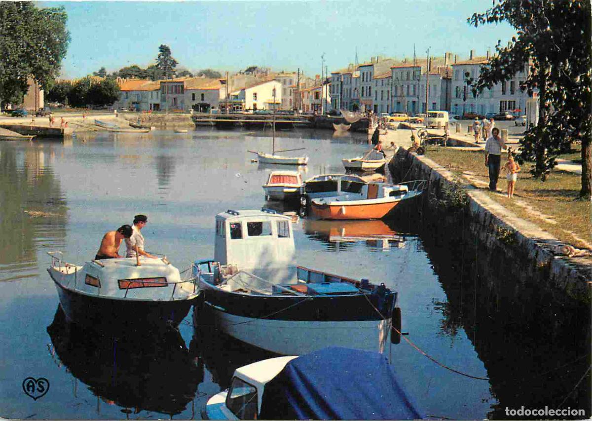 Cartes Postales: Francia - 17 - Saujon - Le Pont de Rib&eacute;rou - Bateaux - p&ecirc;cheurs - CPM - Voir Scans Recto-Verso