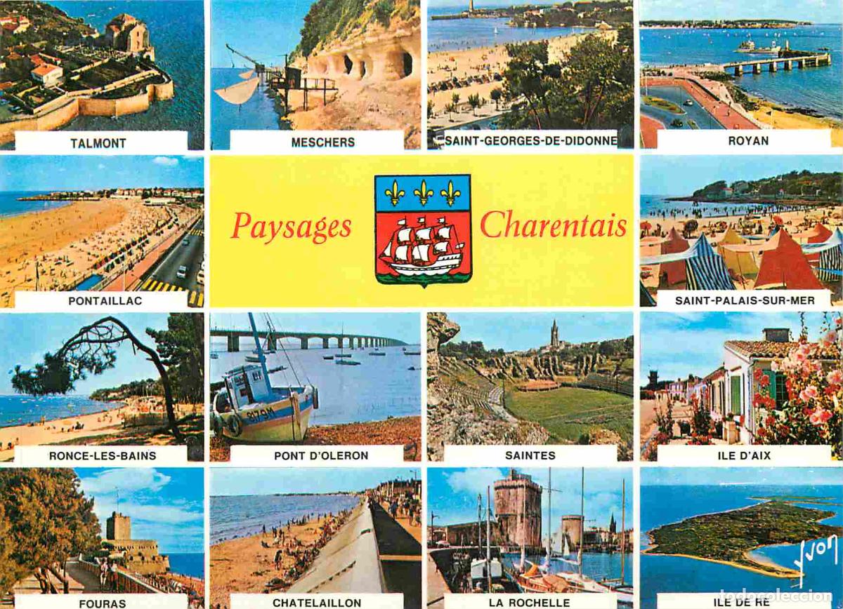 Cartes Postales: Francia - 17 - Charente Maritime - Paysages Charentais - Multivues - Blasons - CPM - Carte Neuve - V