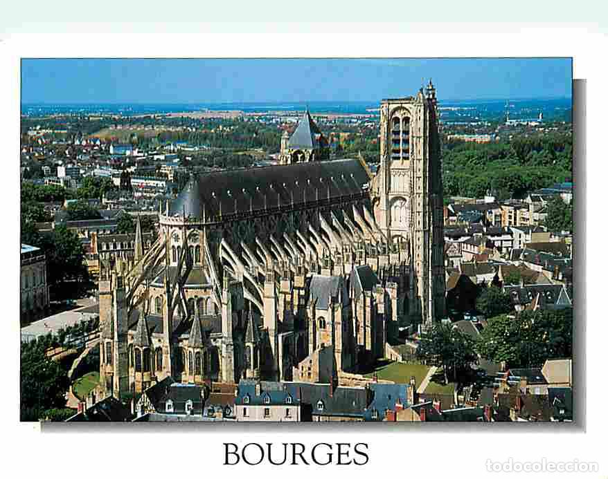 Cartoline: Francia - 18 - Bourges - La Cath&eacute;drale Saint Etienne - Vue a&eacute;rienne - Carte Neuve - CPM - Voir Scans