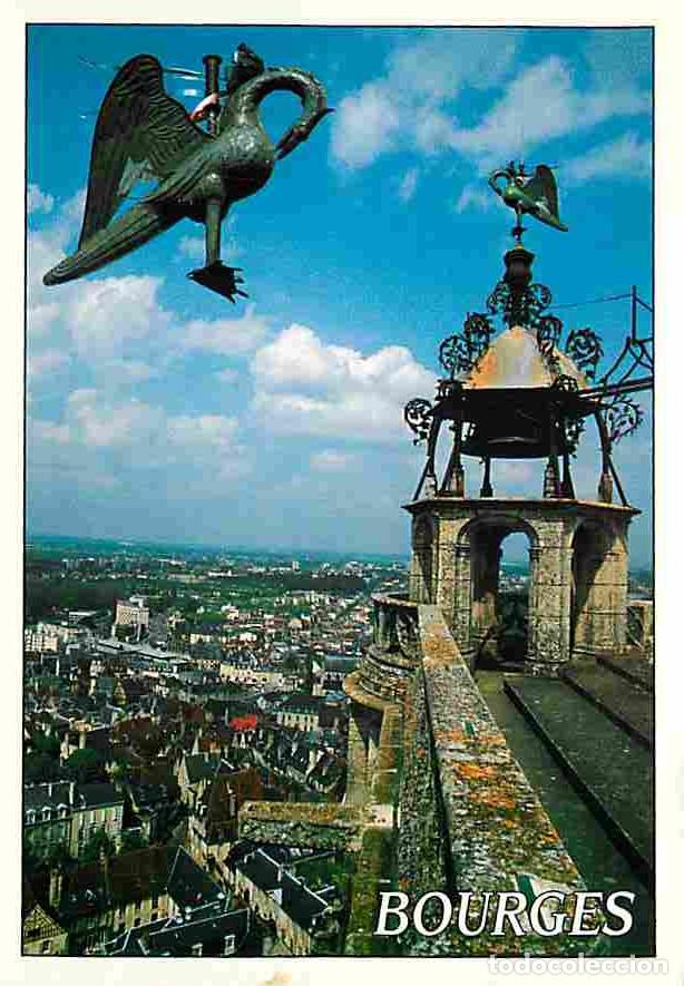Postales: Francia - 18 - Bourges - La Cath&eacute;drale Saint Etienne - Vue de la ville depuis la Tour de Beurre - Le