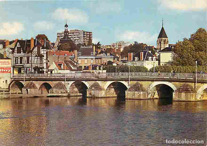 Cartes Postales: Francia - 18 - Vierzon - Le pont sur l'Y&egrave;vre - CPM - Voir Scans Recto-Verso