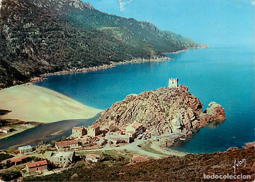 Postales: Francia - 20 - Porto - Le Hameau au pied d'un rocher granitique surmont&eacute; d'une tour g&eacute;noise - CPM -