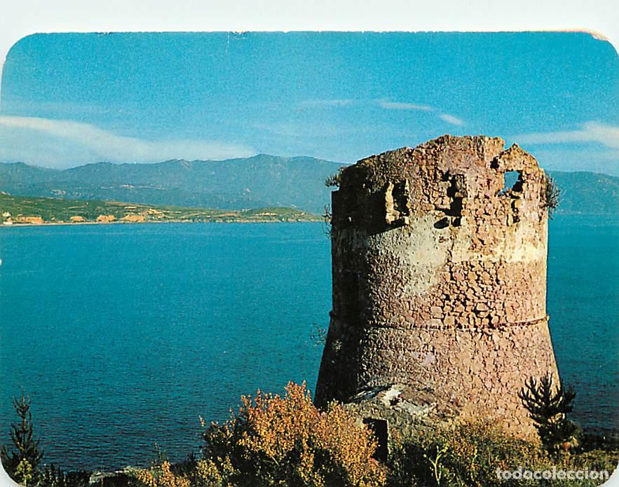 Postales: Francia - 20 - Sagone - La tour g&eacute;noise, situ&eacute;e au milieu du golfe veille sur la c&ocirc;te aux courbes ha