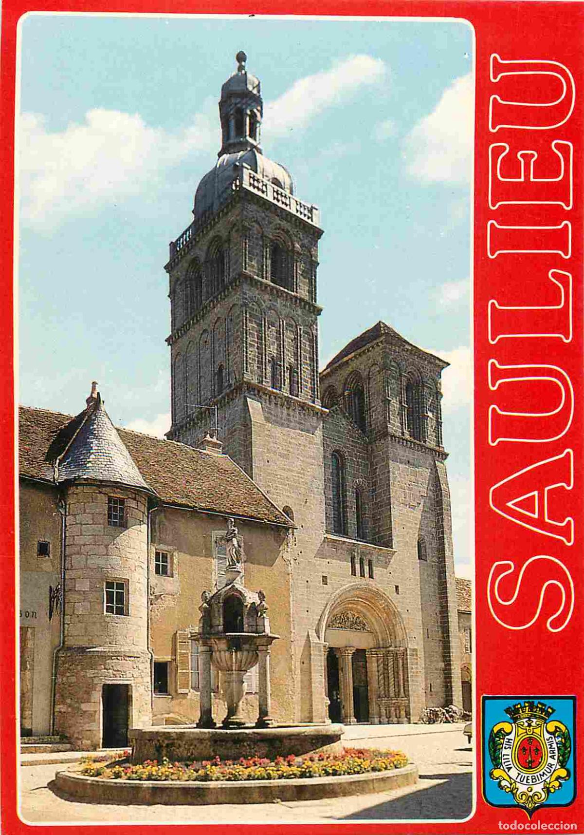 Postkarten: Francia - 21 - Saulieu - Basilique Saint Andoche - Blasons - CPM - Voir Scans Recto-Verso