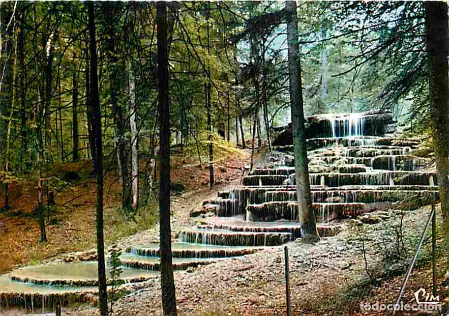 Postales: Francia - 21 - Chatillon sur Seine - Environs de Chatillon sur Seine - Cascade p&eacute;trifiante d'Etuf -
