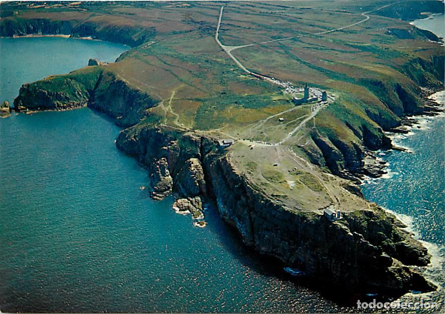 Postales: Francia - 22 - Le Cap Fr&eacute;hel - La pointe extr&ecirc;me avec le phare et la Tour Vauban - Vue a&eacute;rienne - CP