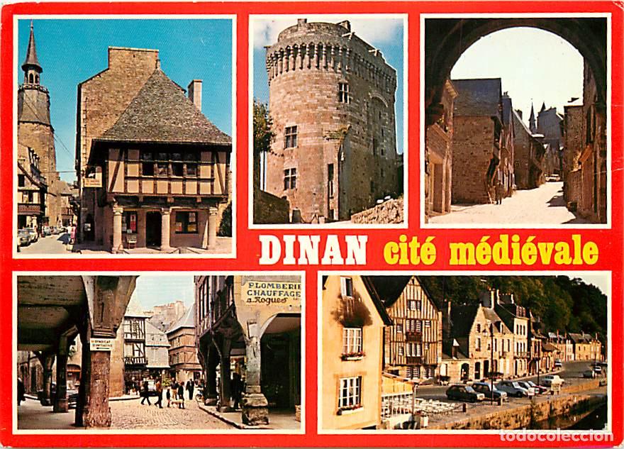 Postales: Francia - 22 - Dinan - Cit&eacute; M&eacute;di&eacute;vale - Multivues - Automobiles - CPM - Voir Scans Recto-Verso