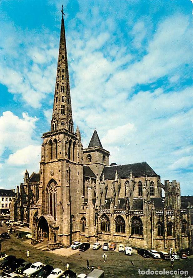 Postales: Francia - 22 - Tr&eacute;guier - La Cath&eacute;drale - Automobiles - CPM - Voir Scans Recto-Verso