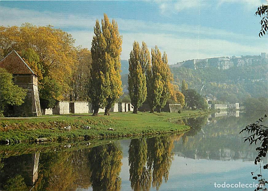 Postales: Francia - 25 - Besan&ccedil;on - Le Doubs - La Tour bastionn&eacute;e de Chumars. Au loin, la citadelle - CPM - Vo