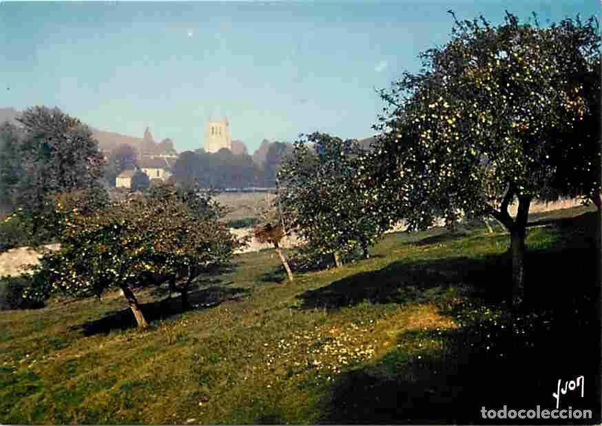 Postales: Francia - 27 - Le Bec Hellouin - Abbaye Notre-Dame du Bec-Hellouin - Vue g&eacute;n&eacute;rale et Tour Saint-Nico