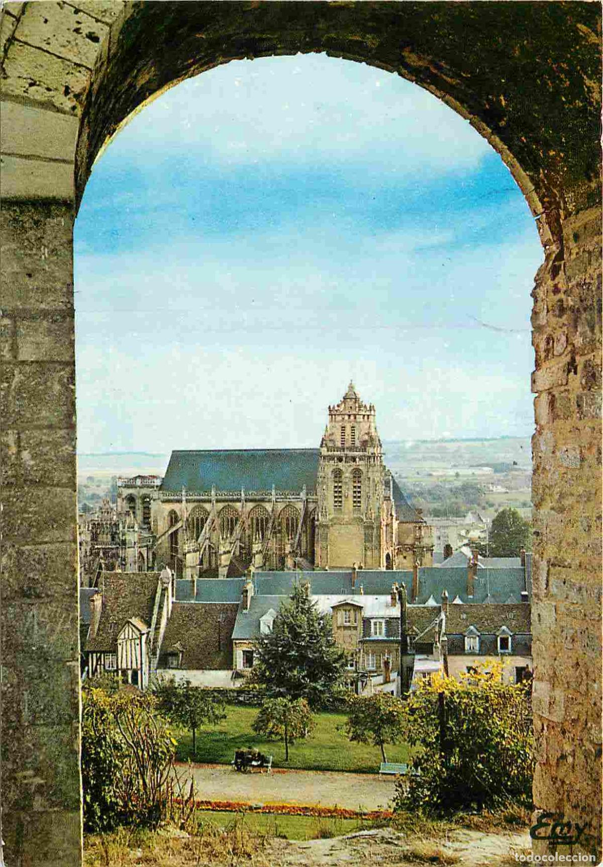 Postkarten: Francia - 27 - Gisors - L'&eacute;glise vue du Donjon - CPM - Flamme Postale - Voir Scans Recto-Verso
