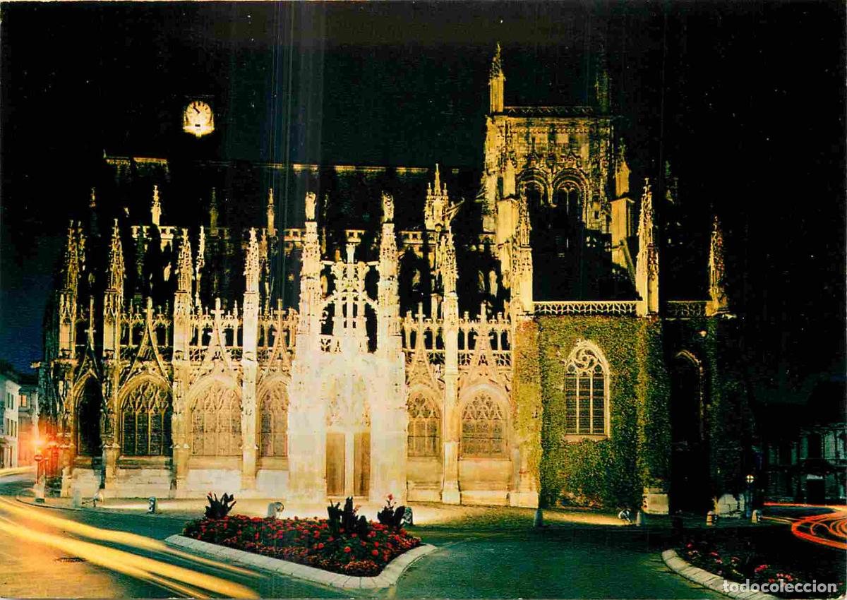 Postkarten: Francia - 27 - Louviers - Eglise Notre Dame illumin&eacute;e - Vue de Nuit - CPM - Voir Scans Recto-Verso