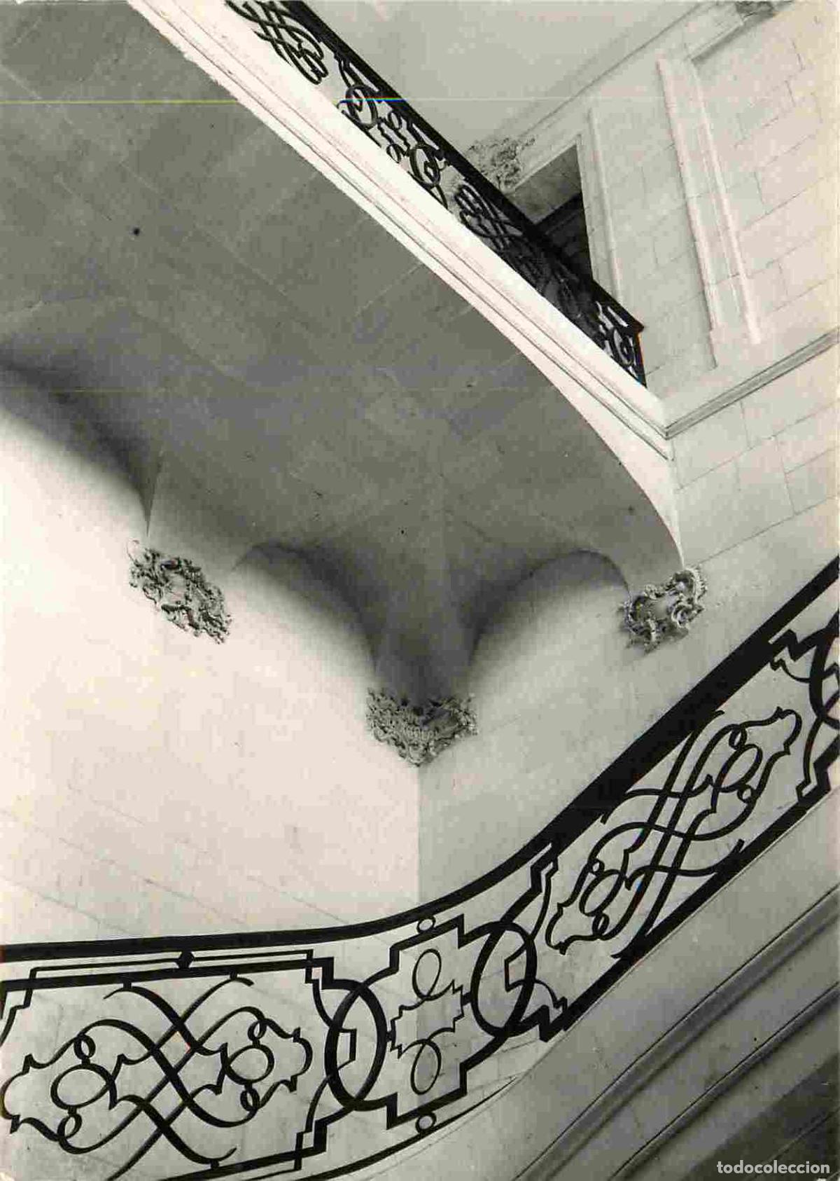Postkarten: Francia - 27 - Le Bec Hellouin - Abbaye Notre Dame - Le grand Escalier et sa Rampe - Mention Photogr