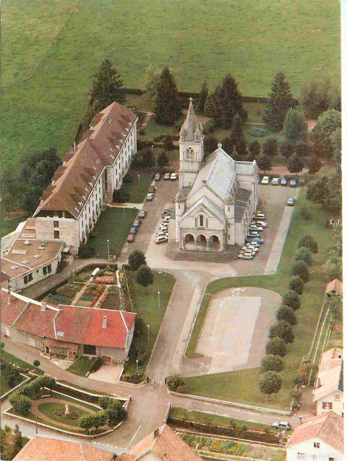 Postkarten: Francia - 25 - Sancey le long - Basilique Ste-Jeanne-Antide - Maison natale - Maison d'accueil - Vue