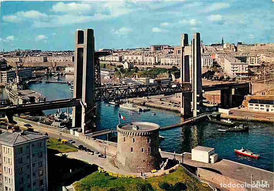 Postales: Francia - 29 - Brest - Le Pont de Recouvrance - La Tour Tanguy - Voir Scans Recto Verso