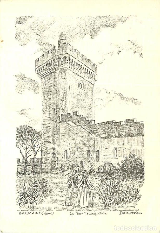 Postales: Francia - 30 - Beaucaire - La Tour Triangulaire - Art Dessin de Ducourtioux - CPM - Voir Scans Recto