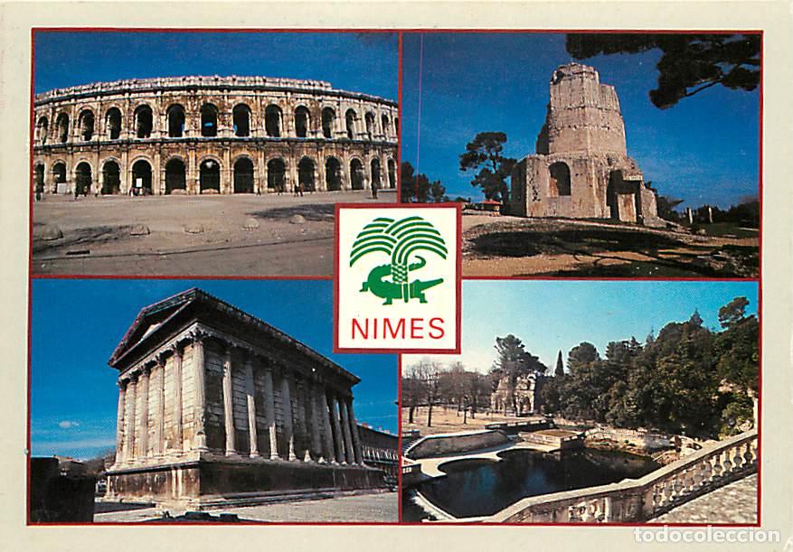 Postais: Francia - 30 - Nimes - Multivues - Blasons - CPM - Voir Scans Recto-Verso