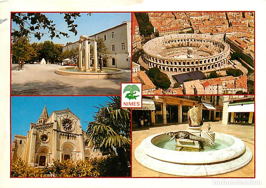 Postais: Francia - 30 - Nimes - Multivues - Blasons - CPM - Voir Scans Recto-Verso