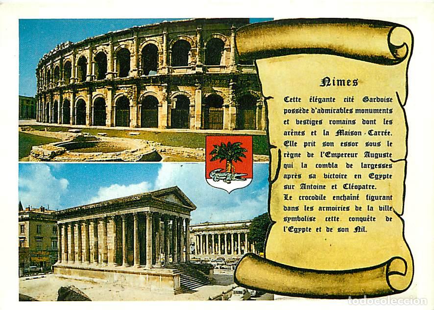 Postais: Francia - 30 - Nimes - Multivues - Blasons - Flamme Postale de Nimes - CPM - Voir Scans Recto-Verso