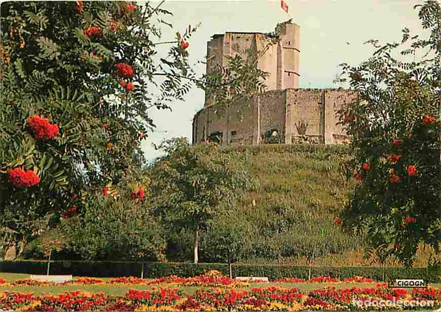 Postais: Francia - 27 - Gisors - Le Donjon - Fleurs - Vieilles pierres - CPM - Voir Scans Recto-Verso