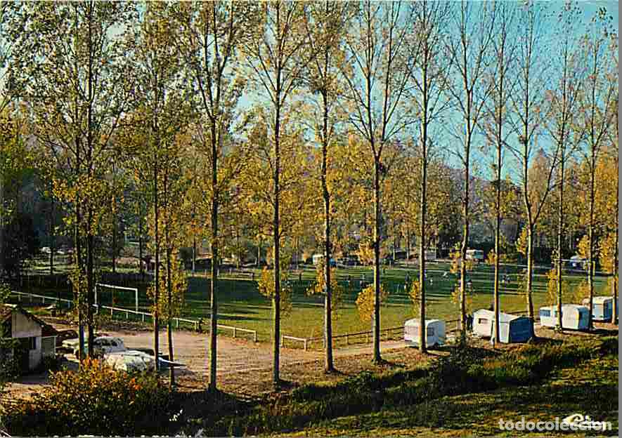 Postais: Francia - 27 - Lyons la For&ecirc;t - Le camping - Le terrain de sports - Automobiles - CPM - Voir Scans R