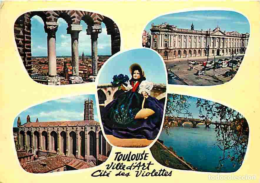 Postkarten: Francia - 31 - Toulouse - Multivues - Poup&eacute;e Toulousaine - Flamme Postale - CPM - Voir Scans Recto-V