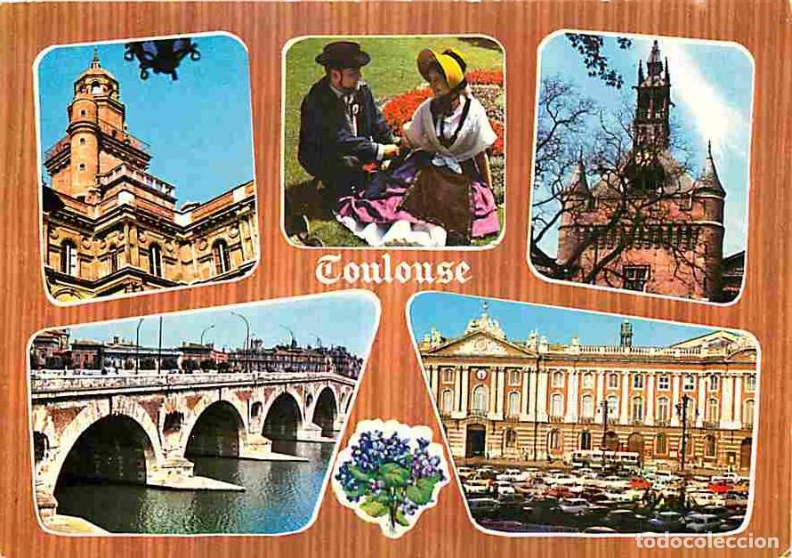 Postkarten: Francia - 31 - Toulouse - Multivues - Folklore - Automobiles - CPM - Voir Scans Recto-Verso