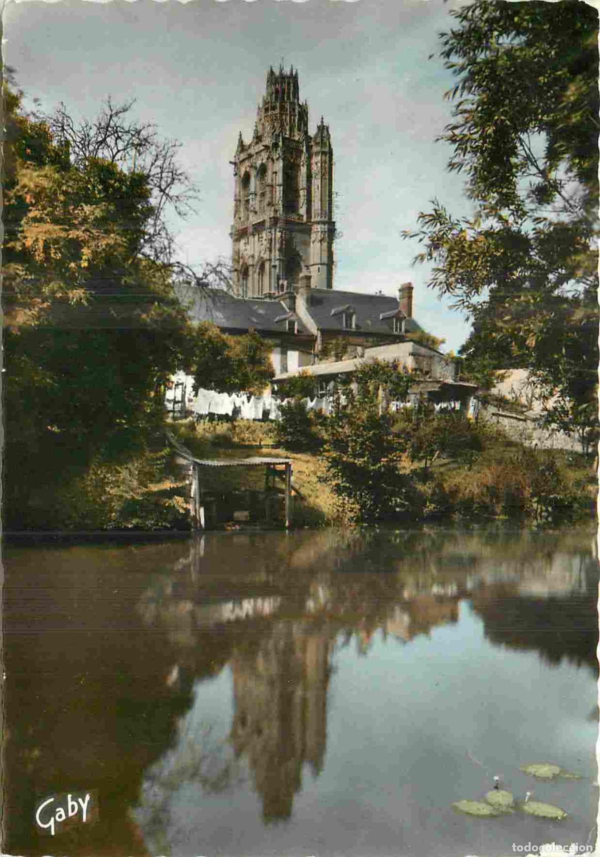 Postales: Francia - 27 - Verneuil sur Avre - Tour de l'Eglise de la Madeleine - Mention Photographie V&eacute;ritable