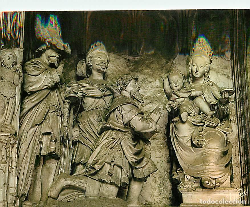 Postales: Francia - 28 - Chartres - Int&eacute;rieur de la Cath&eacute;drale Notre Dame - Le tour du ch�ur - L'Adoration des