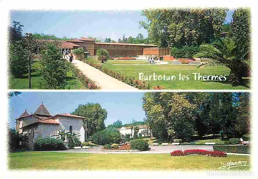 Cartoline: Francia - 32 - Barbotan les Thermes - Multivues - Les &eacute;tablissements - L'Eglise - CPM - Voir Scans R