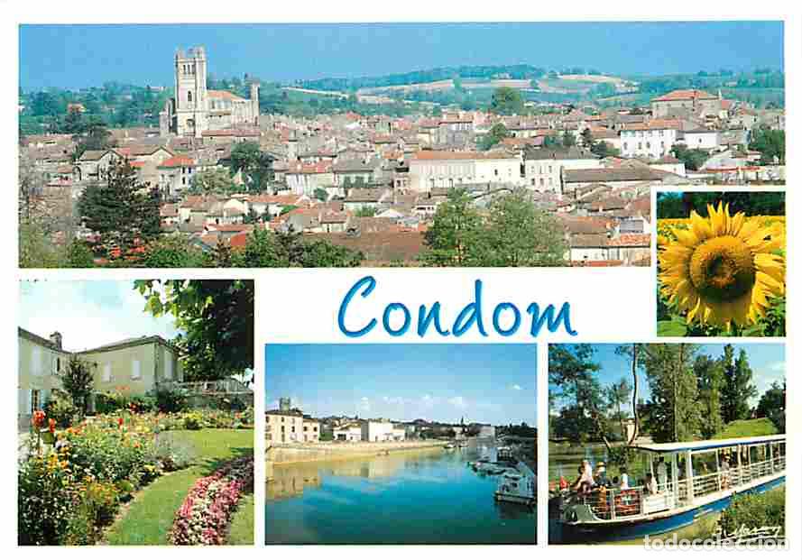 Cartoline: Francia - 32 - Condom - Multivues - Bateau promenade - Carte Neuve - CPM - Voir Scans Recto-Verso