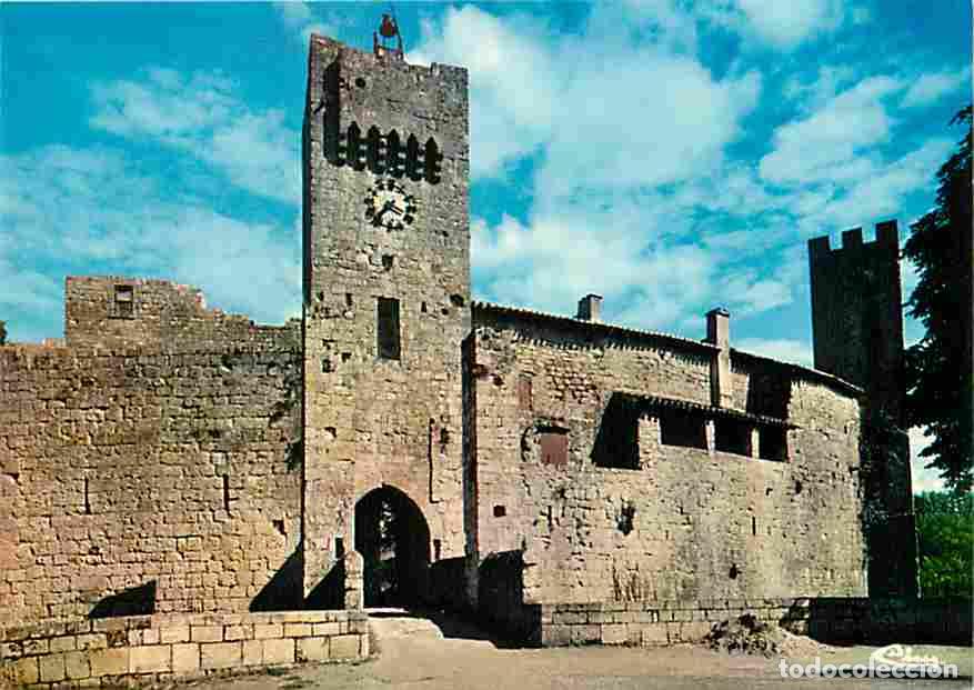 Cartoline: Francia - 32 - Larressingle - Village fortifi&eacute;e du XIIIe s - Les Remparts - Vieilles pierres - Carte
