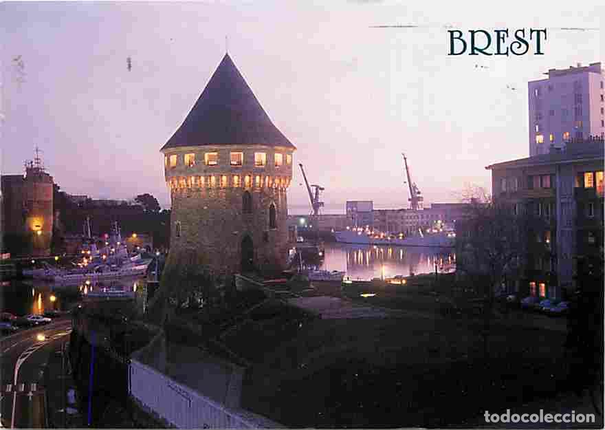 Postales: Francia - 29 - Brest - La Tour Tanguy - Coucher de Soleil - Flamme Postale - Voir Scans Recto Verso