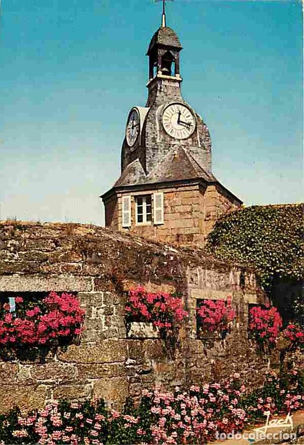 Postales: Francia - 29 - Concarneau - La Tour de l'Horloge - Fleurs - Flamme Postale - Voir Scans Recto Verso