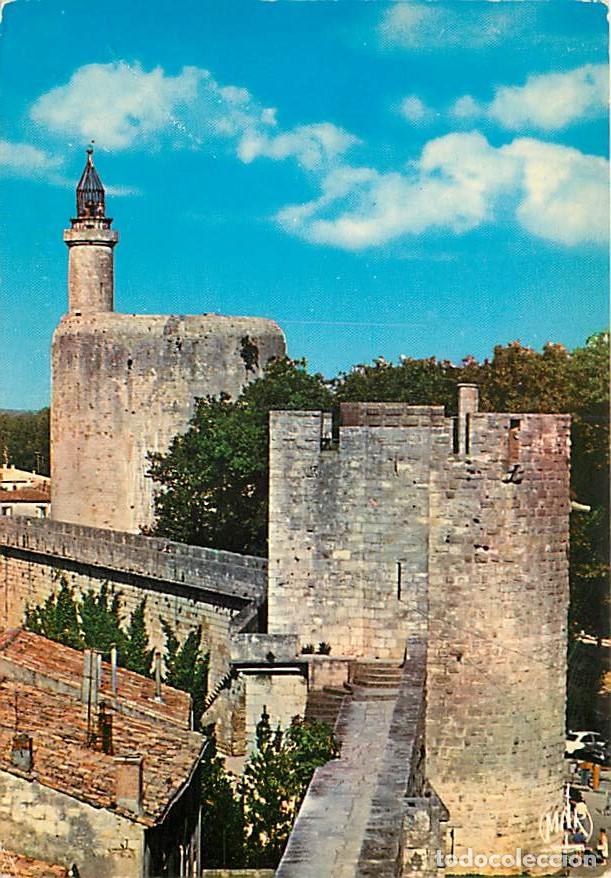 Postales: Francia - 30 - Aigues Mortes - Les Remparts - La Tour de Constance - Flamme Postale de Aigues Mortes