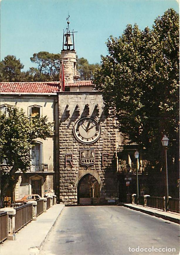 Postales: Francia - 30 - Sommi&egrave;res - La Tour de l'Horloge et le pont sur le Vidourle - Carte Neuve - CPM - Voi