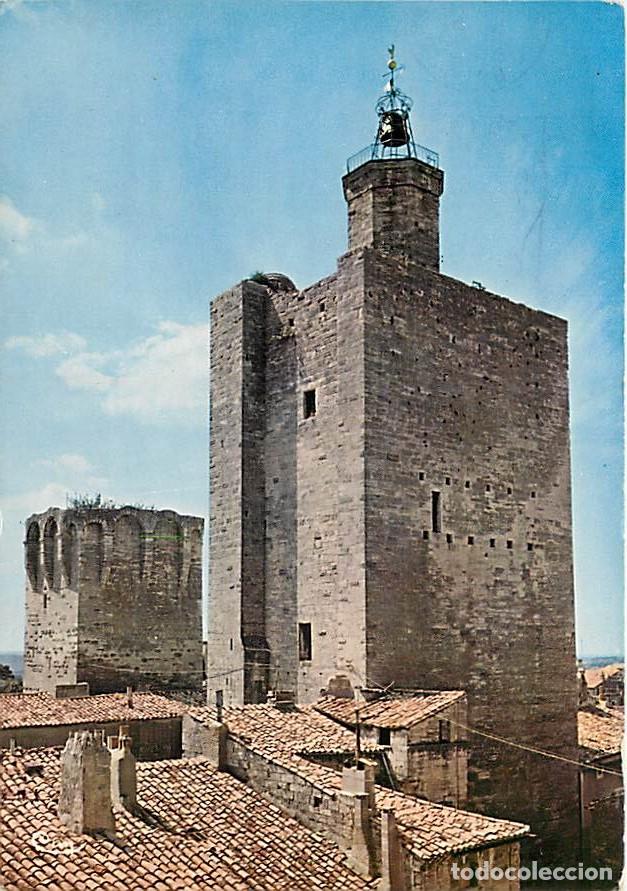 Postales: Francia - 30 - Uz&egrave;s - La Tour de l'Horloge et la Tour du Roi - Flamme Postale de Nimes - CPM - Voir