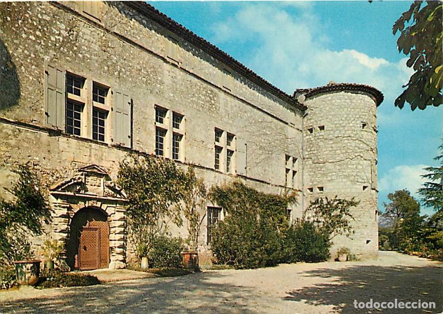 Postkarten: Francia - 30 - Gard - Ch&acirc;teau de Rousson - La fa&ccedil;ade principale. Porte sculpt&eacute;e Renaissance - CPM -