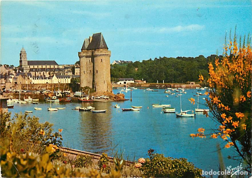 Postales: Francia - 35 - Saint Malo - Saint Servan - Le port - La Tour Solidor - CPM - Etat pli visible - Voir