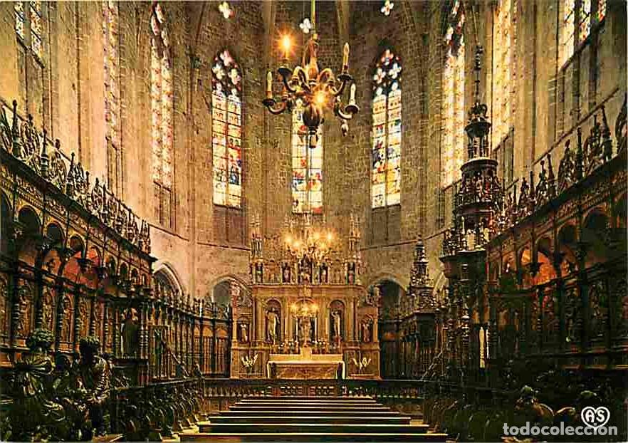 Postales: Francia - 31 - Saint Bertrand de Comminges - Int&eacute;rieur de la Cath&eacute;drale - Le Maitre Autel - Les vitr