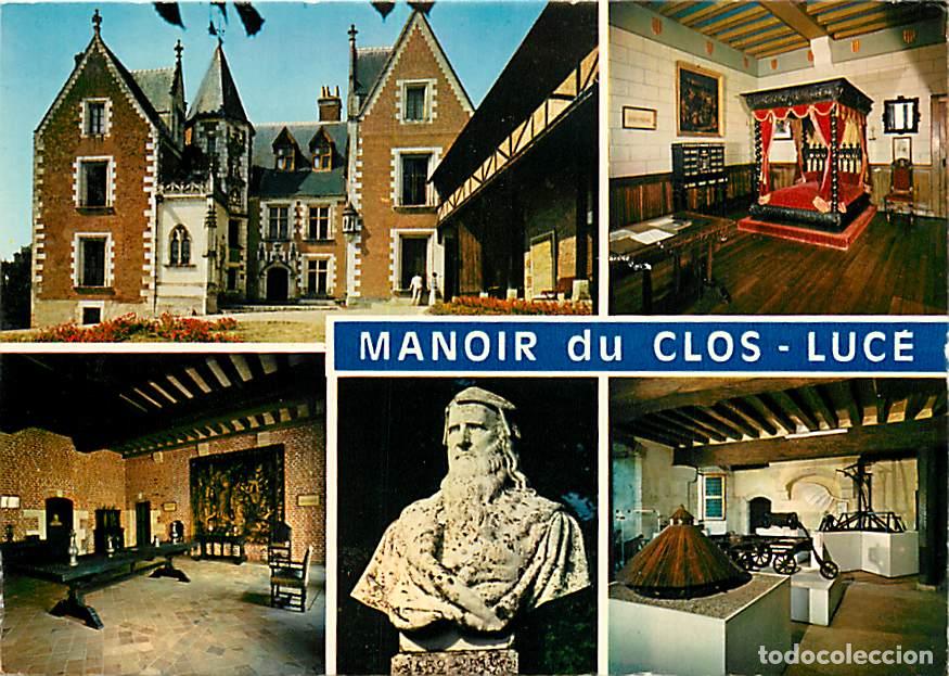 Postales: Francia - 37 - Amboise - Le Clos-Luc&eacute; - Manoir du XVe si&egrave;cle o&ugrave; v&eacute;cut L&eacute;onard de Vinci - Multivues -